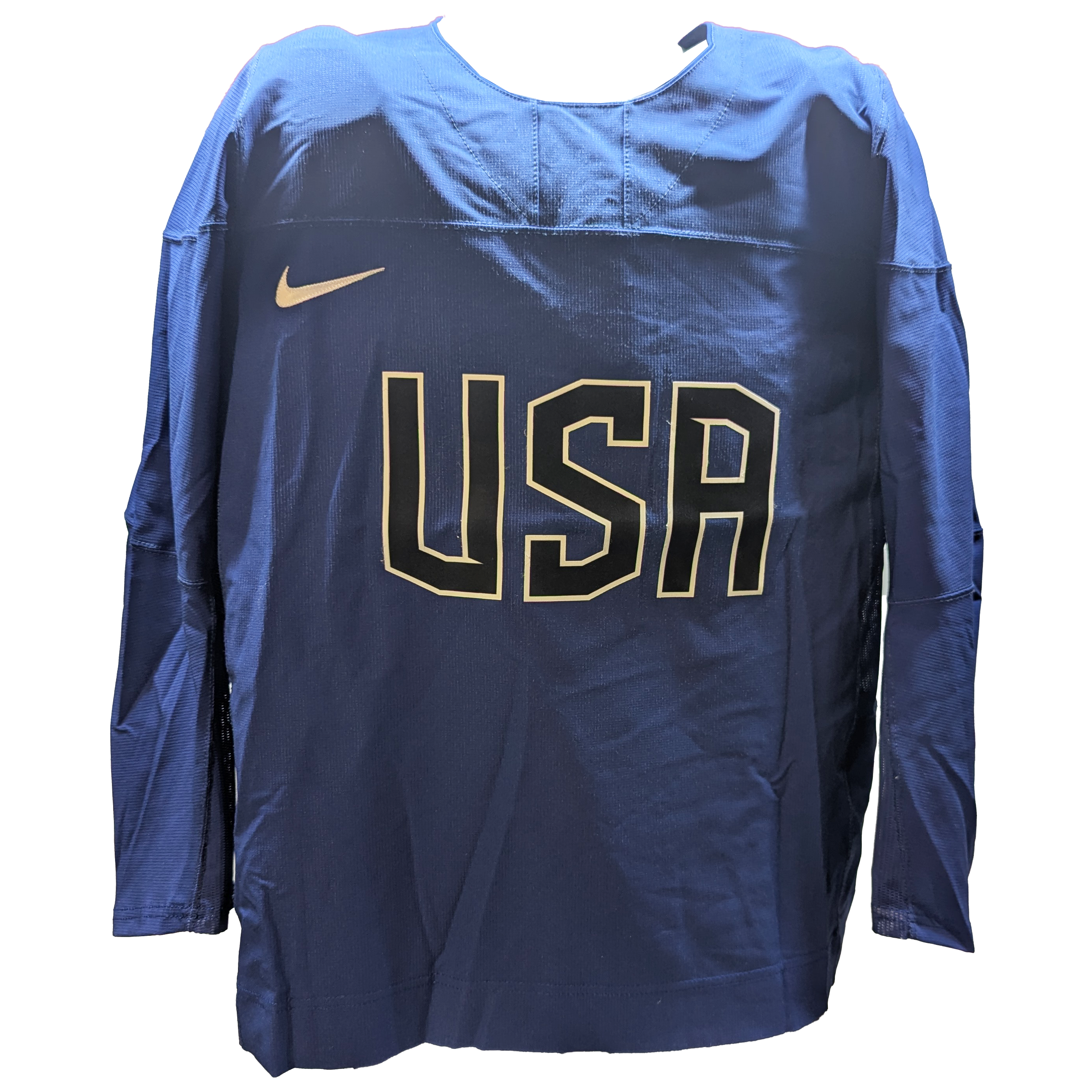 Nike - Maillot d'entraînement authentique d'occasion de l'équipe américaine IIHF